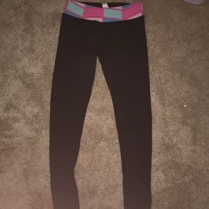 Ivivva leggings. Super cute and reversible!